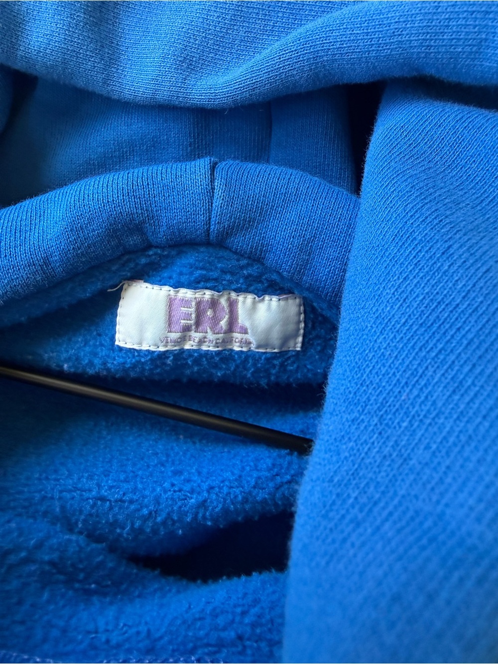 ERL blue & orange wave hoodie - Picture 9 of 10